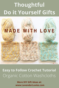 DIY Gifts - Crocheted Cotton Washcloths