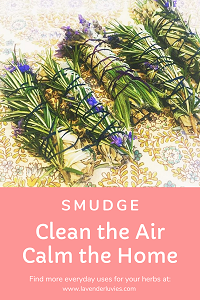 Smudging  to Clean the Air &  Calm the House